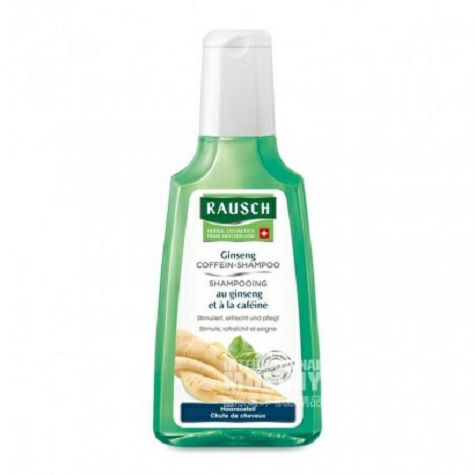 RAUSCH 스위스인삼카페인강한머리카락퍼밍샴푸 200ml 해외버...