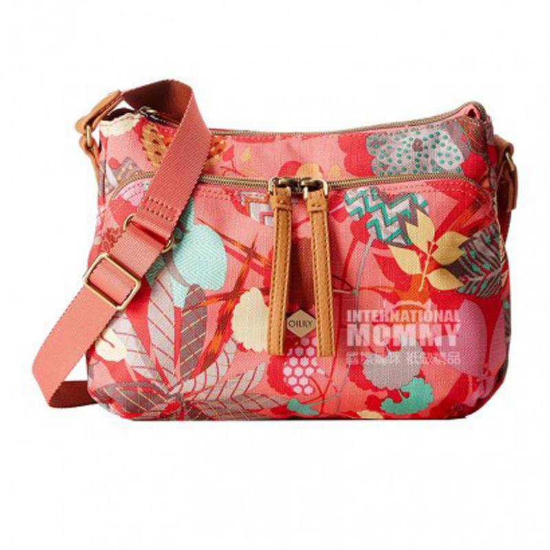 OILILY 네덜란드달콤한숙녀플라워패턴크로스백