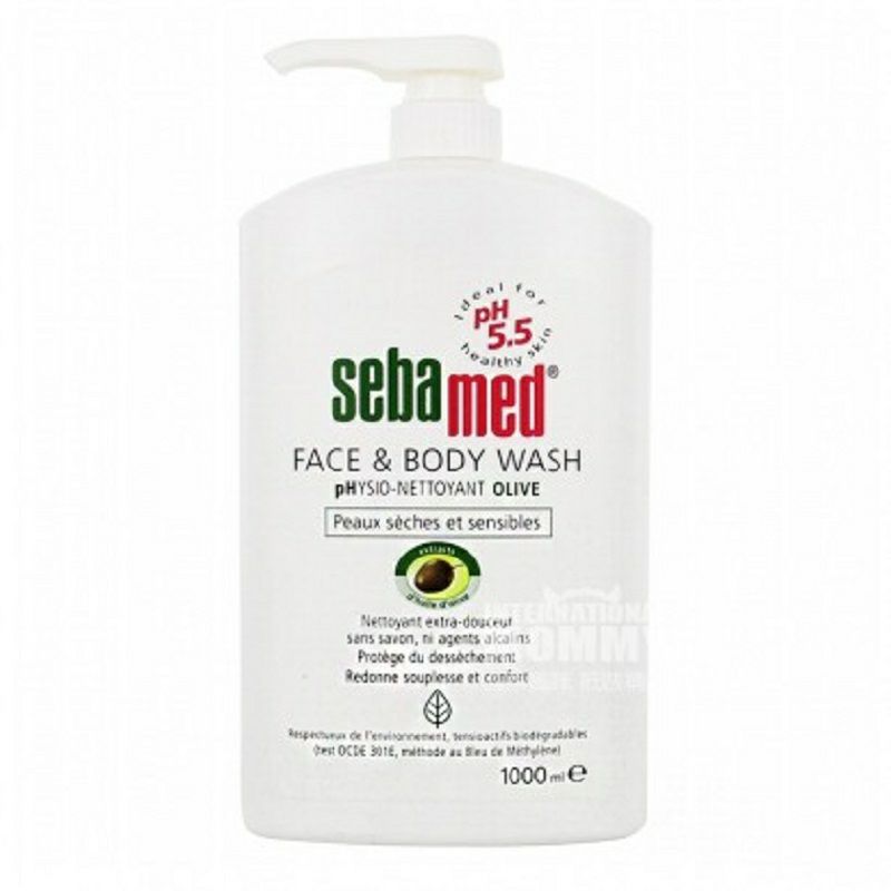 Sebamed 독일올리브모이스처클렌징워시 1000 ml 해외버전