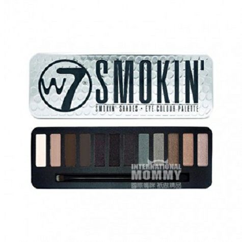 W7 영국 W7 12 색스모키누드아이섀도우팔레트해외버전