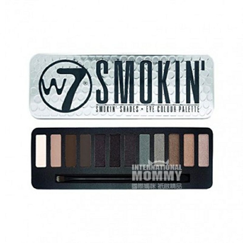 W7 영국 W7 12 색스모키누드아이섀도우팔레트해외버전