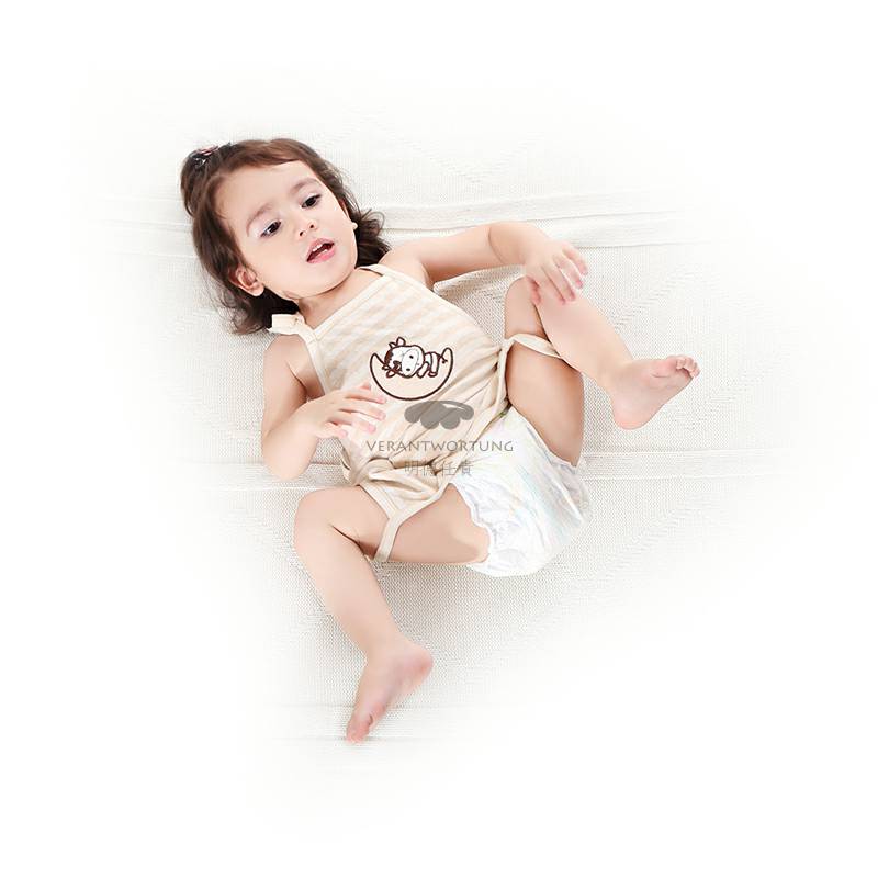 Verantwortung 남성과여성아기유기농컬러면화여름얇은섹션간단한배앞치마