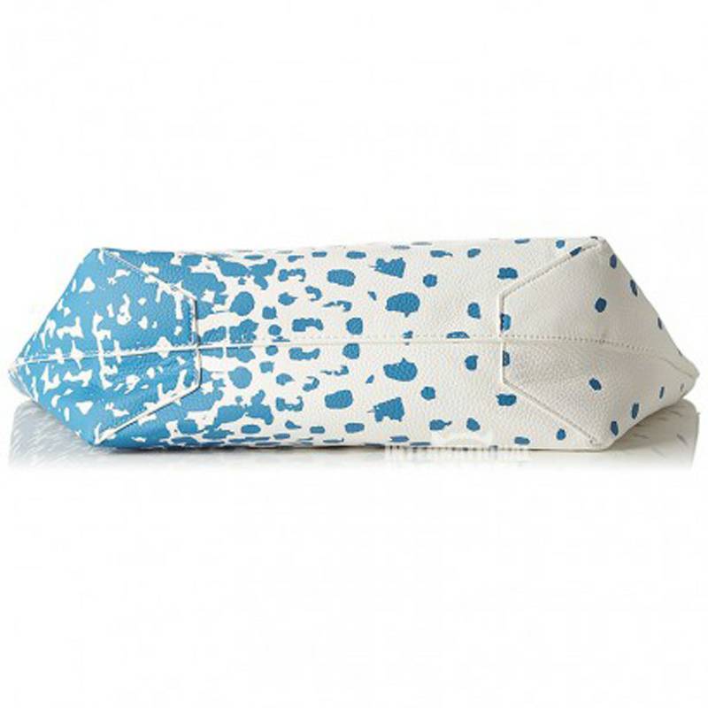 Desigual 스페인어 Desigual 블루웨이브도트수채화양면어깨가방해외버전