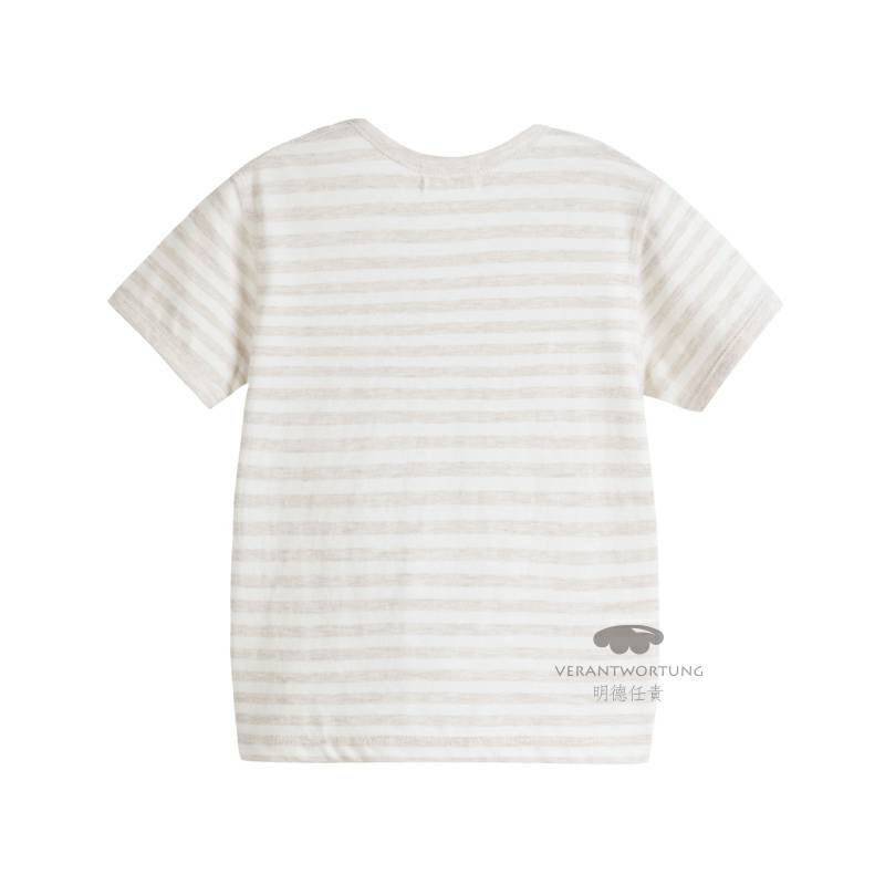 Verantwortung 남녀아기유기농컬러면여름얇은섹션정장클래식라이트커피스트라이프가디건반바지