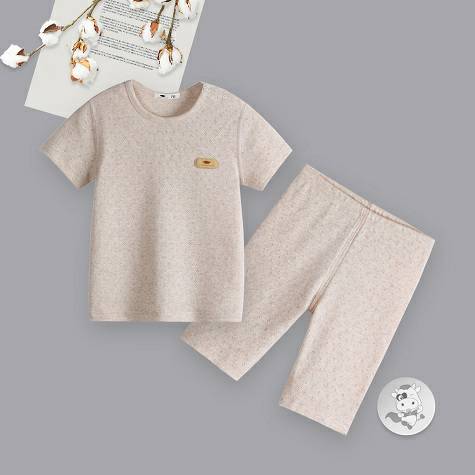 Verantwortung 남녀아기유기농컬러면화여름얇은섹션정장스레...