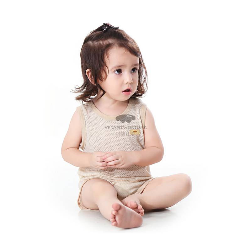 Verantwortung 남녀아기유기농컬러면여름얇은죄수복메쉬거즈삼각형천장난꾸러기