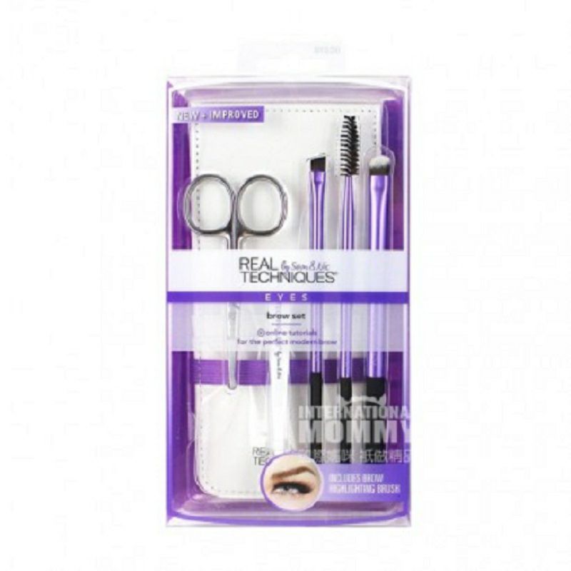 REAL TECHNIQUES 영국눈썹솔세트해외버전