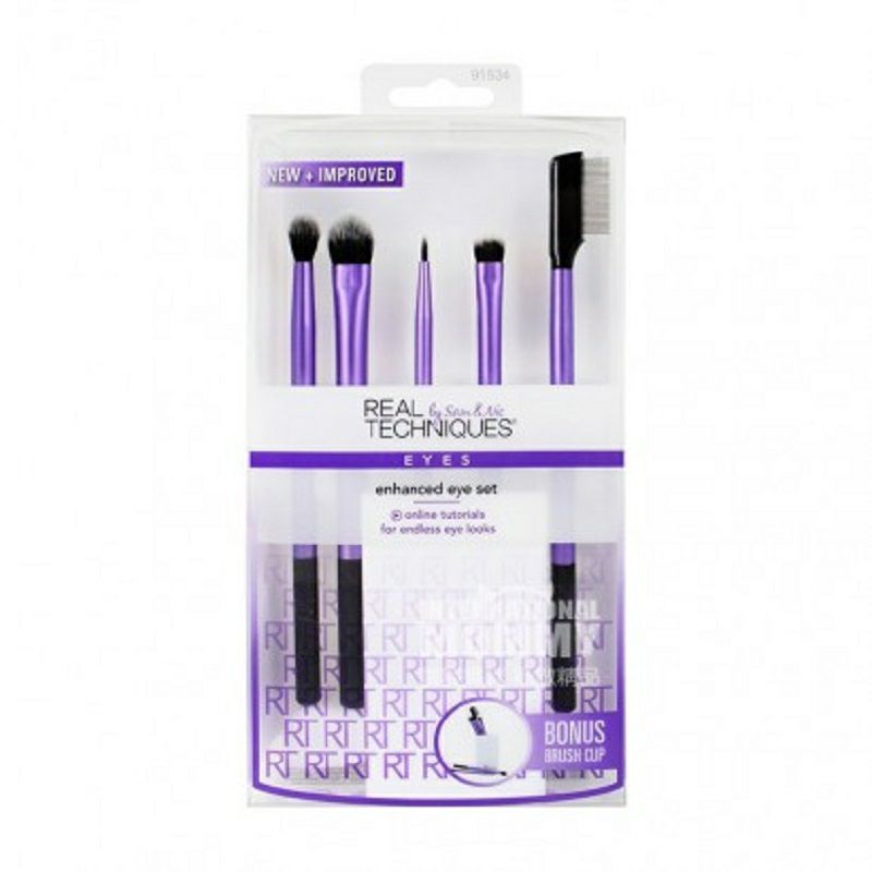 REAL TECHNIQUES 영국의 REAL TECHNIQUES 강화아이메이크업브러쉬세트해외버전