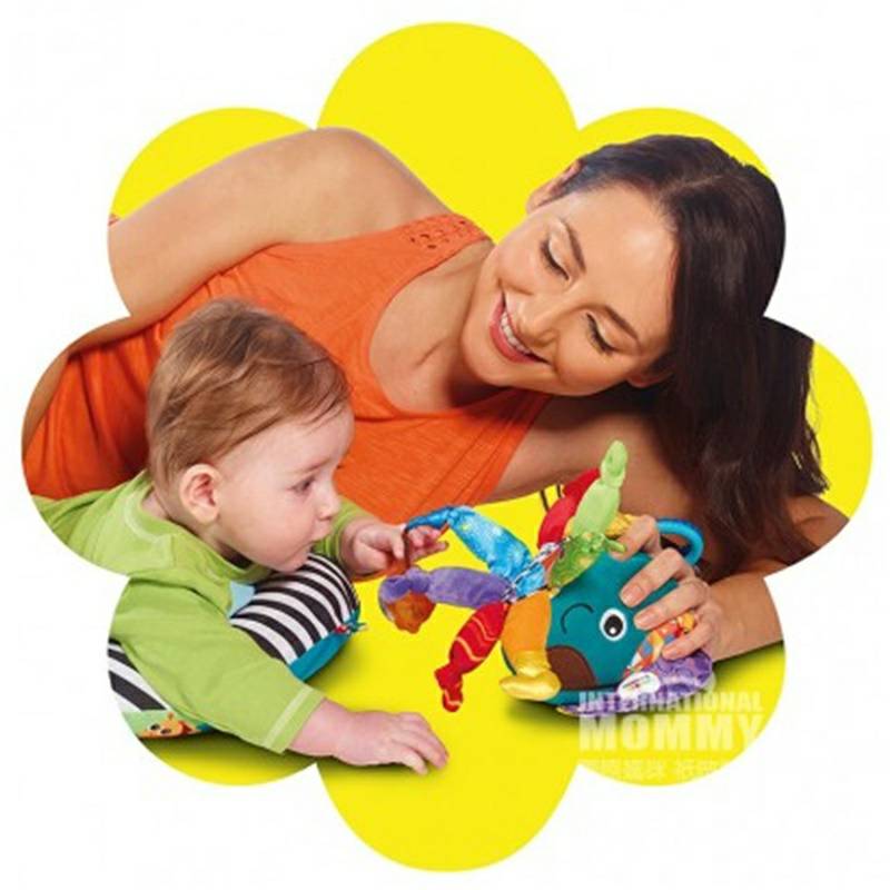 Lamanze 미국작은문어딸랑이선반해외판으로걸려있다.