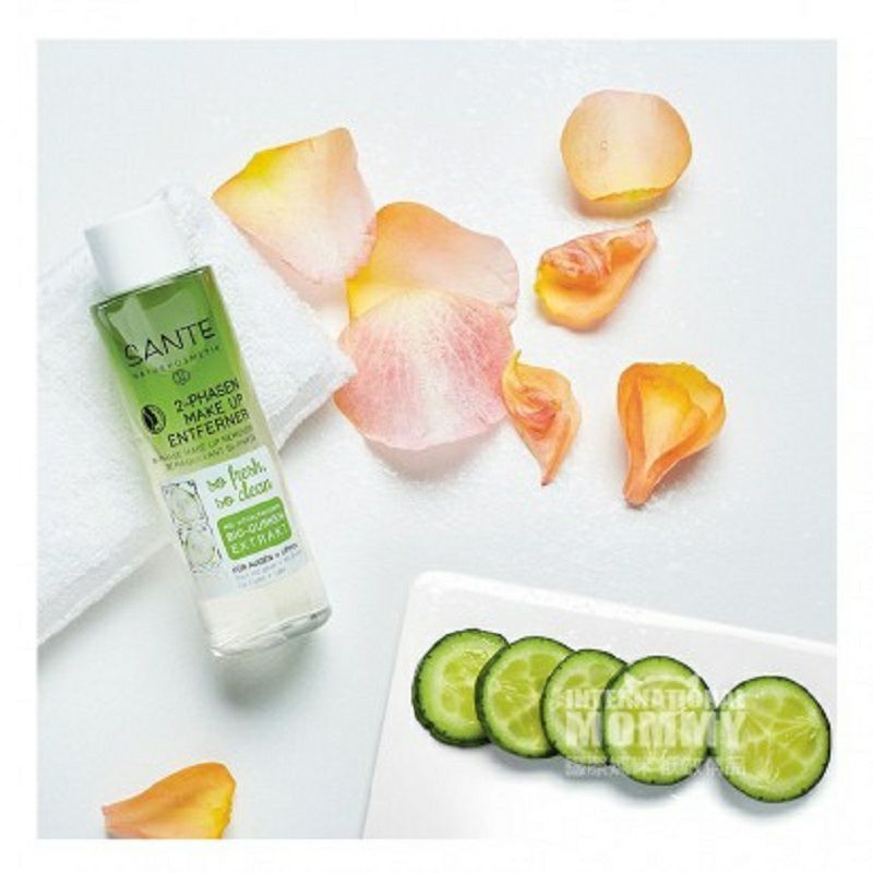 SANTE 독일임산부를위한자연적인유기눈과입술메이크업제거제물 * 2 해외버전