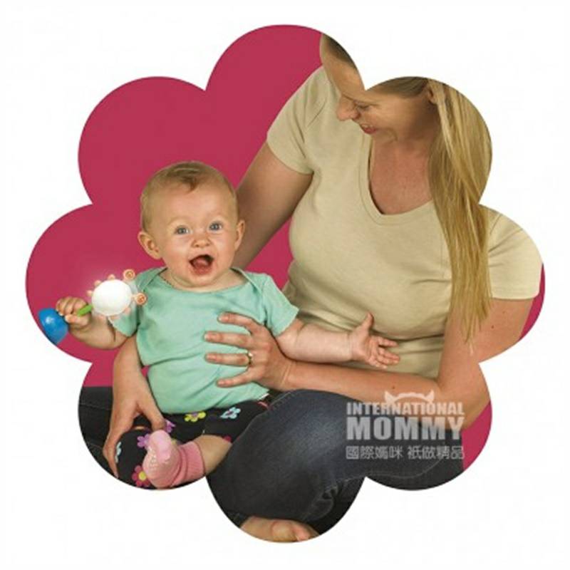 Lamaze 미국아기무지개거북색깔변화달래는장난감해외버전