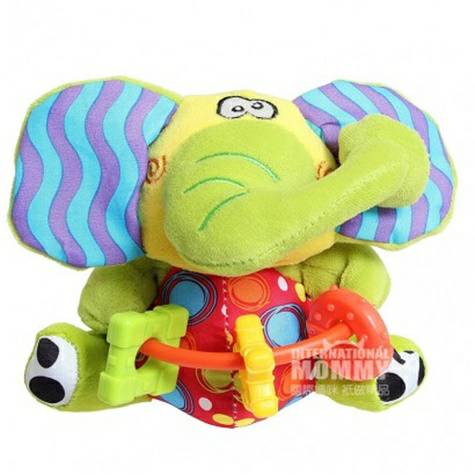 Playgro 호주 Playgro 아기코끼리핸드그립위안인형해외버...