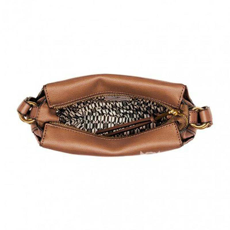 NICA 영국 NICA 레이디스지퍼대각선가방브라운해외판