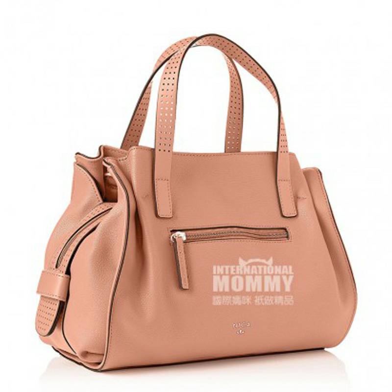 NICA 영국 NICA 레이디지퍼핸드백숄더백다크핑크해외버전