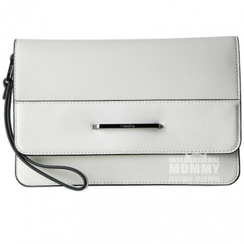 Calvin Klein 미국여성순색지퍼클러치해외버전.