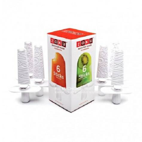 ZOKU 미국 ZOKU 비플러그아이스아이스크림스틱액세서리 6 스...