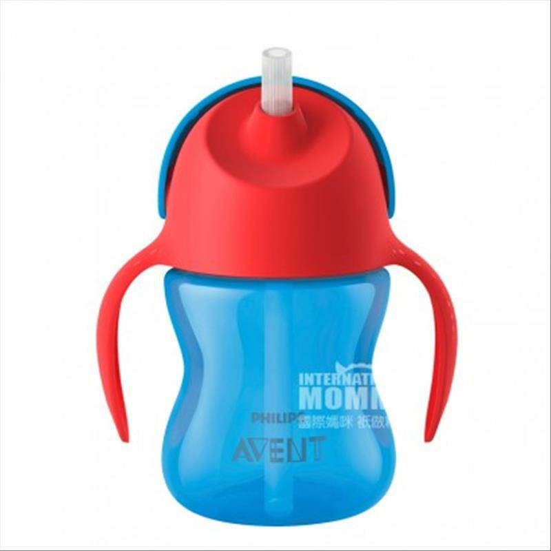 PHILIPS AVENT 영국어린이빨대와손잡이학음잔 9 개월이상해외버전