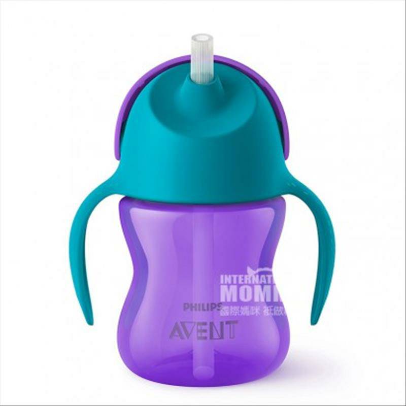 PHILIPS AVENT 영국어린이빨대와손잡이학음잔 9 개월이상해외버전