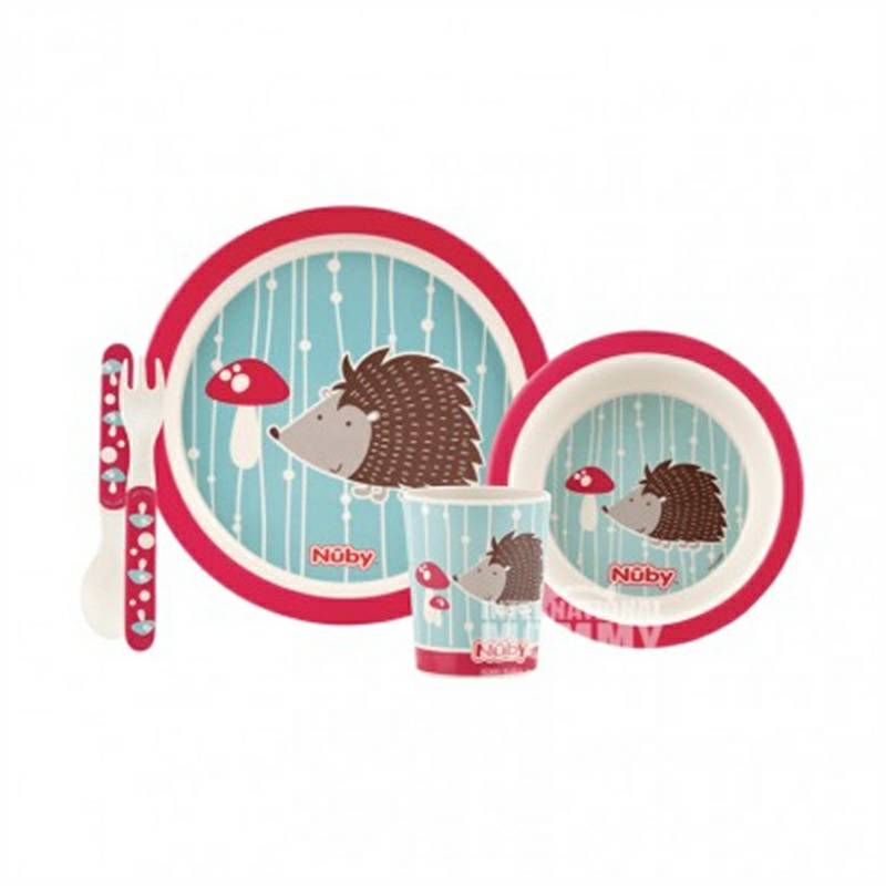 Nuby 미국유키즈사랑스러운식기 5 종세트해외버전