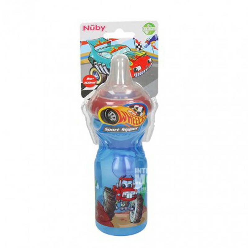 Nuby 미국어린이귀여운캐릭터빨대컵 300 ml 9 개월이상해외버전