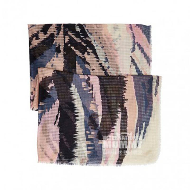 PIECES 영국의 PIECES 멀티컬러트렌드는끊임없이변화하는롱스카프해외판