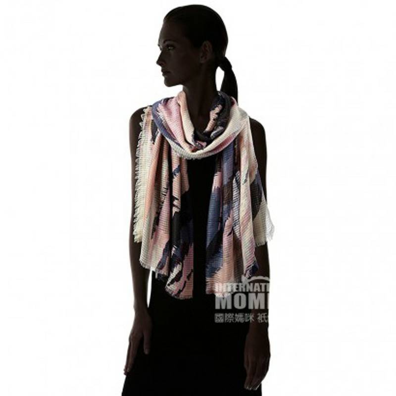 PIECES 영국의 PIECES 멀티컬러트렌드는끊임없이변화하는롱스카프해외판