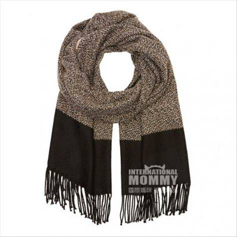 PIECES 영국의 PIECES 컬러매칭따뜻한술긴스카프해외버전