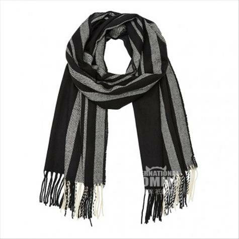 PIECES 영국클래식스트라이프수술머플러해외버전