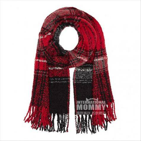 PIECES 영국스코틀랜드체크수술짜임롱머플러해외버전