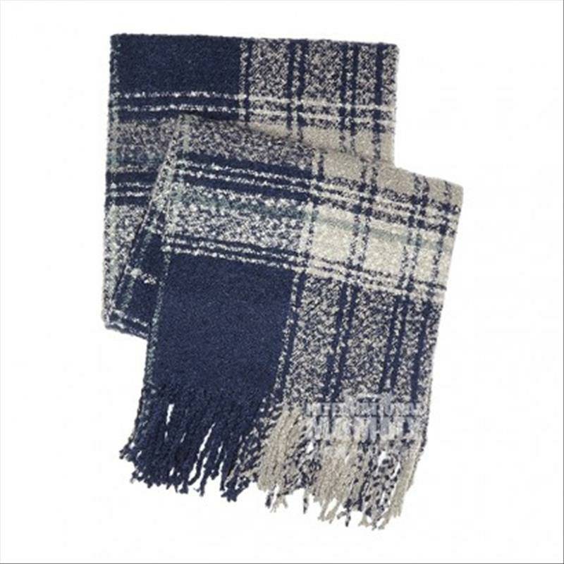 PIECES 영국스코틀랜드체크수술짜임롱머플러해외버전