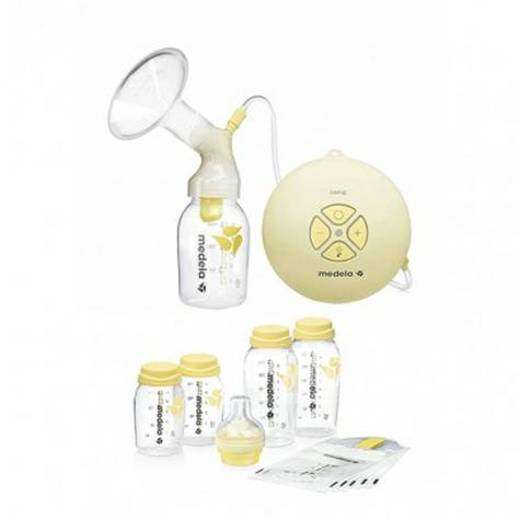 Medela 독일실크운율일방적인전기유방펌프저장병우유부대는해외버전...