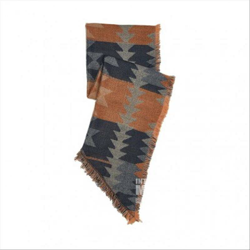 PIECES 영국 PIECES 패션프린지기하학무늬롱스카프해외판