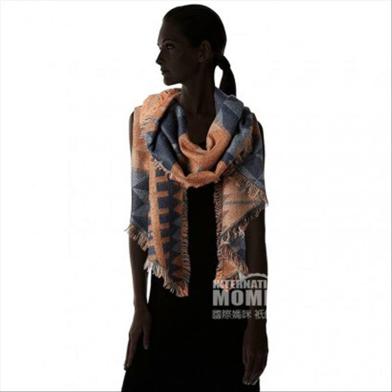 PIECES 영국 PIECES 패션프린지기하학무늬롱스카프해외판