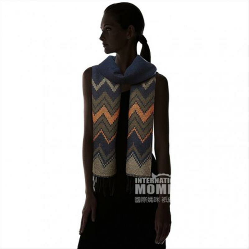 PIECES 영국의 PIECES 패션치아무늬술롱스카프해외판