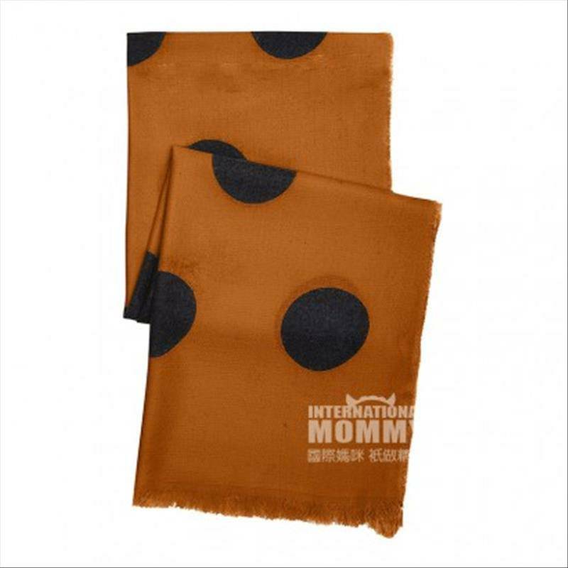 PIECES 영국심플파스텔도트롱머플러해외버전