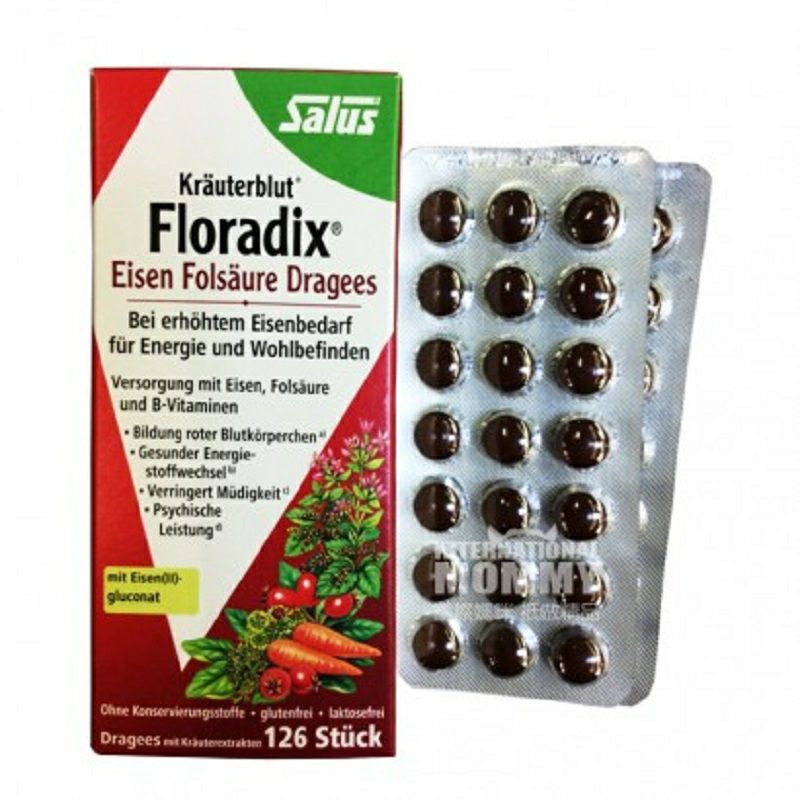 Salus 독일플로라디스철원편액은엽산 126 알의해외판을포함한다.