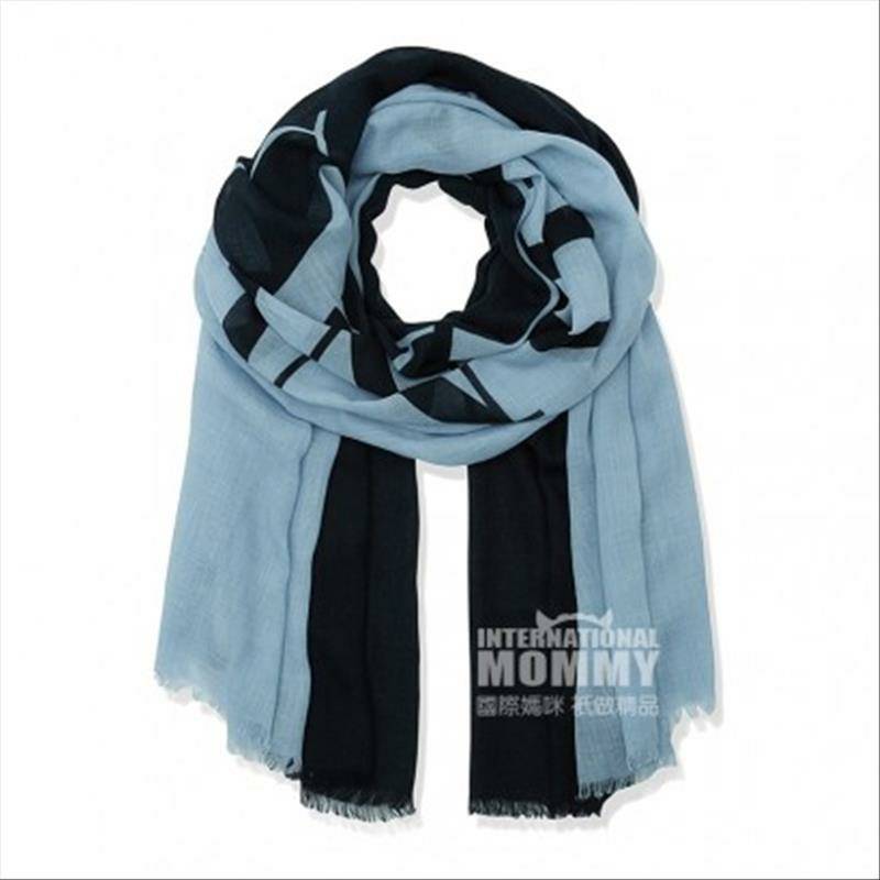 ARMANI JEANS 이태리여성레터투톤보온스카프해외버전.