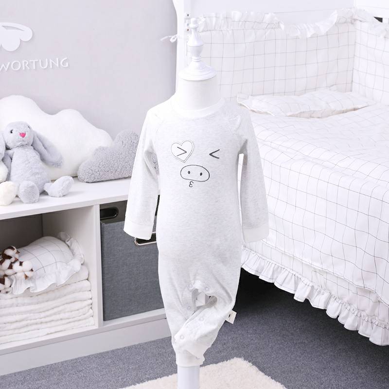 [2 개] Verantwortung 남성과여성아기유기농면점프슈트장난꾸러기