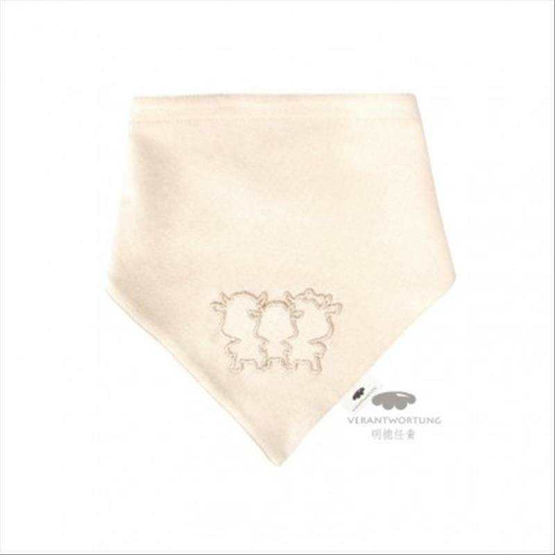 Verantwortung 남녀아기유기농컬러코튼클래식더블삼각형턱받이턱받이두조각