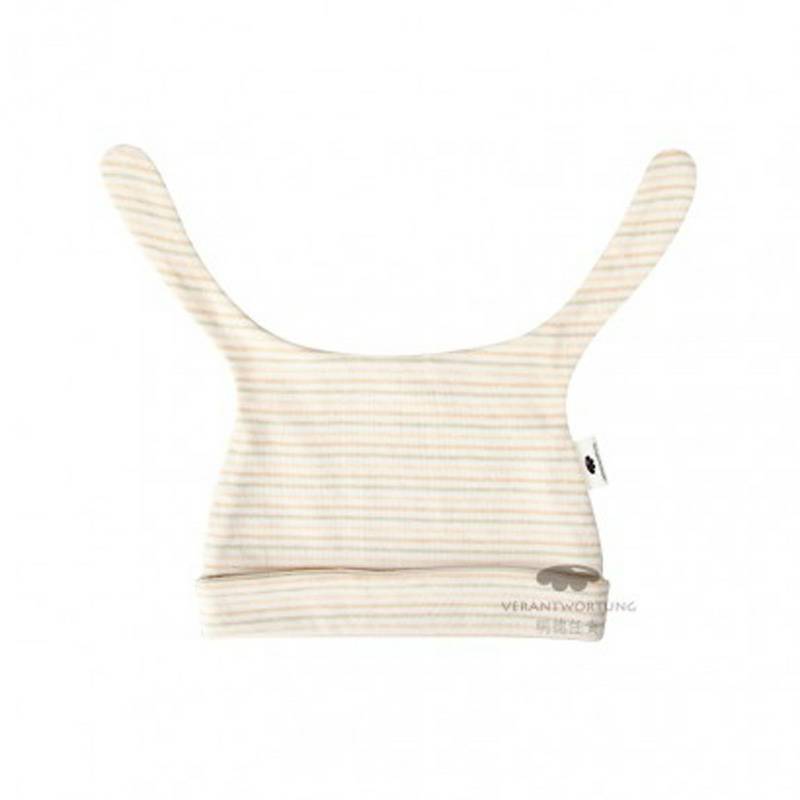 Verantwortung 남성과여성의아기유기농컬러코튼더블레이어사슴뿔모자줄무늬