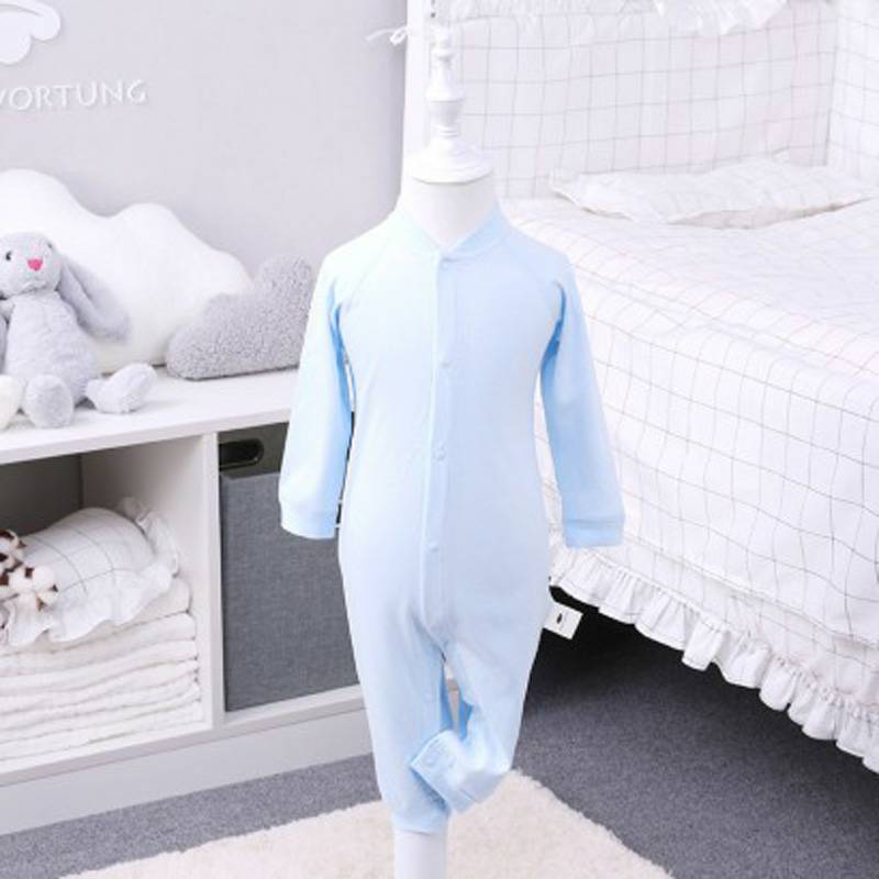 Verantwortung 남성과여성아기유기농면잠옷홈서비스크롤링정장유럽우아한단색