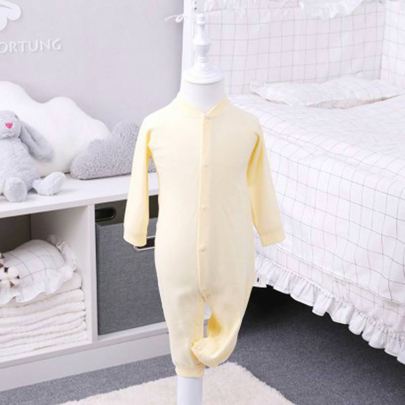 Verantwortung 남성과여성아기유기농면잠옷홈서비스크롤링정장유럽우아한단색