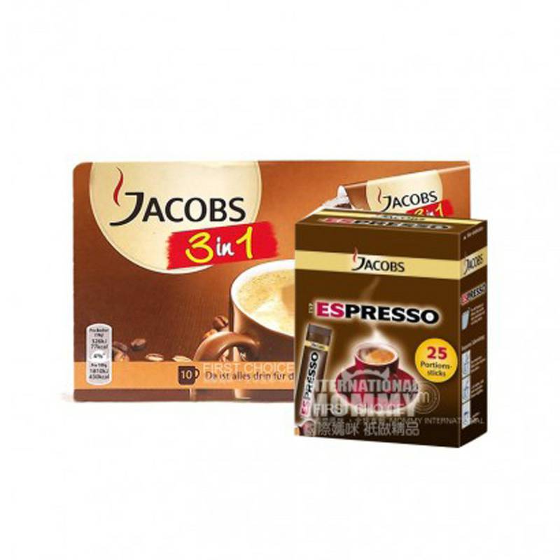 [2 장] JACOBS 독일믹스커피 + 무설탕인스턴트블랙커피해외버전