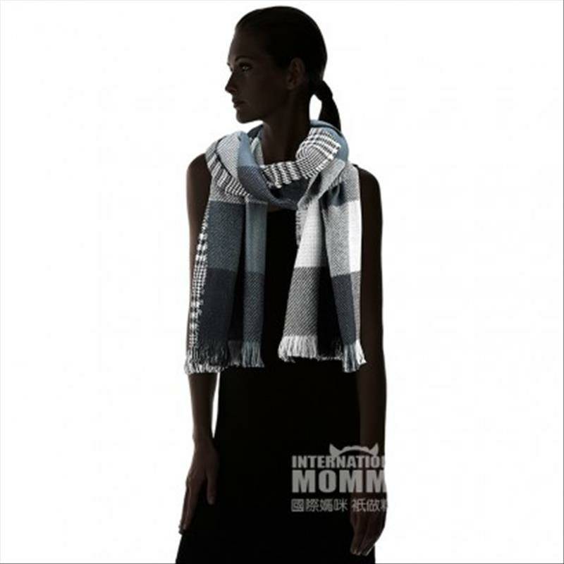 ONLY 덴마크체크프린팅수술머플러해외판.