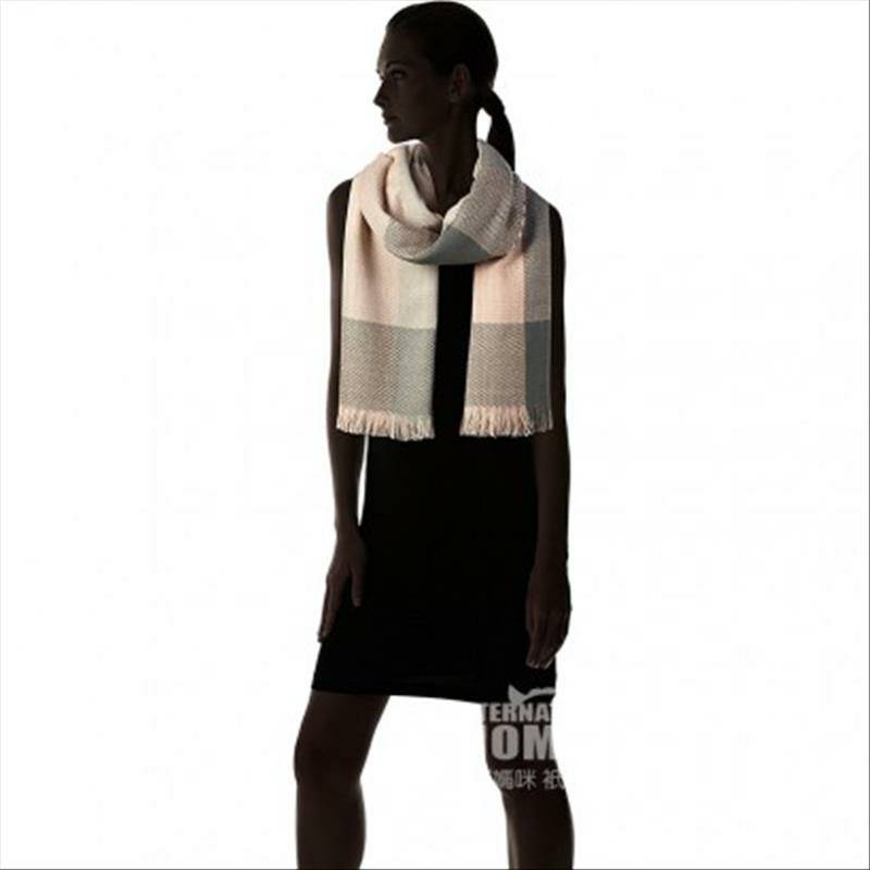 ONLY 덴마크체크프린팅수술머플러해외판.