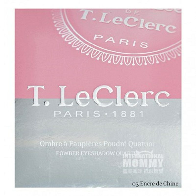 T. LeClerc 프랑스어 4 색아이섀도우팔레트해외판