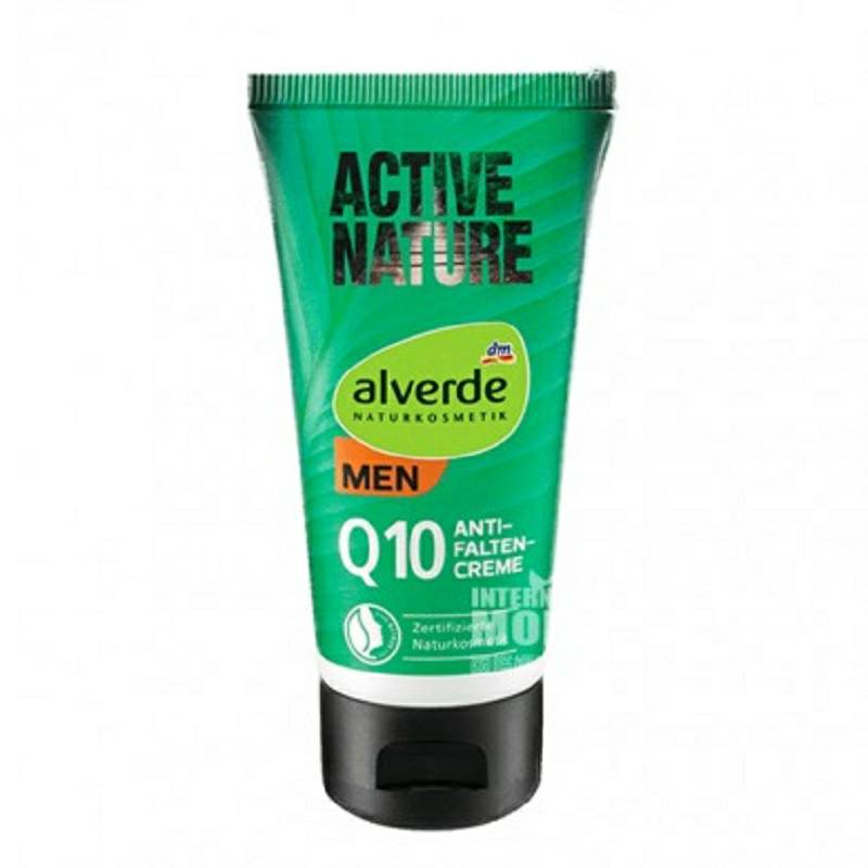 Alverde 독일남성용 24 시간 Q10 주름방지활성크림해외버전