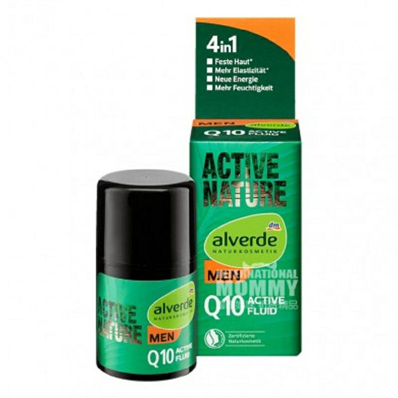 Alverde 독일남성 4 합 1 Q10 활성유액해외버전
