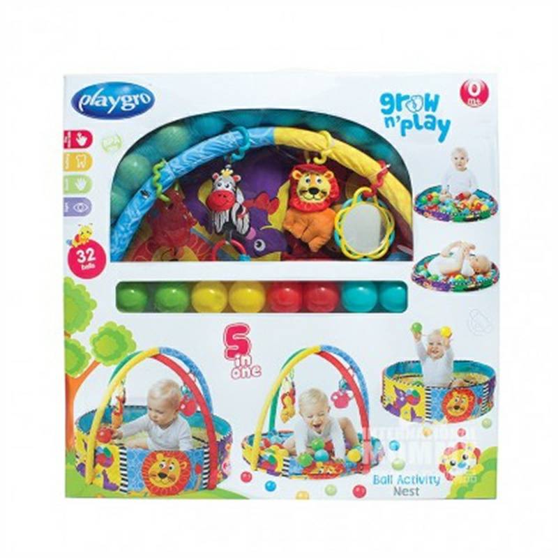 Playgro 호주 5 합아기놀이양탄자기어해외버전