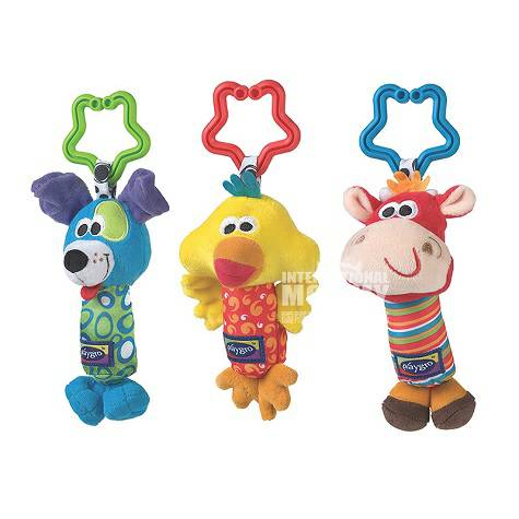 Playgro 호주 Playgro 아기선반매달려진정인형 3 팩해...